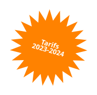 Tarifs 2023-2024
